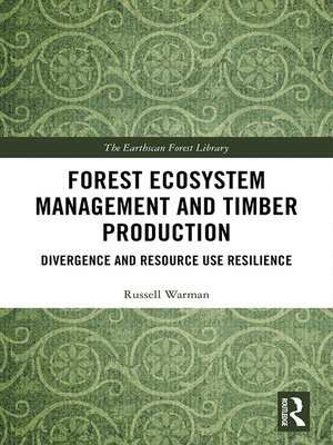cover image of Forest Ecosystem Management and Timber Production